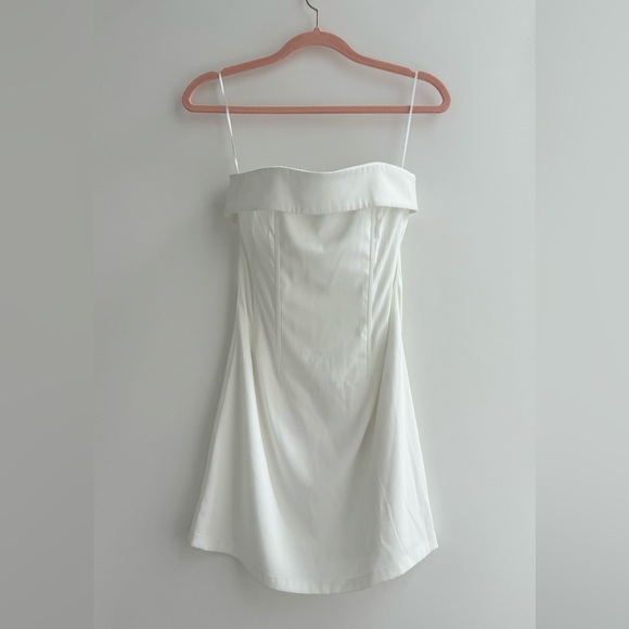 WITH JÉAN CHLOÉ CORSET DRESS IN WHITE - Picture 2 of 14
